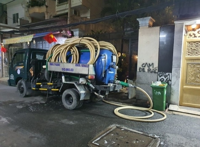 Dịch vụ rút hầm cầu quận Bình Tân giá thi công ban đêm không đổi